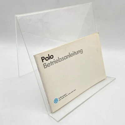 Volkswagen Polo Manuel D'Utilisation Entretien 1987 Oldtimer - Photo 1/4