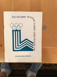 1980 Olympic Winter Games  Lake Placid Pre Games Report To Get The Games  Rare