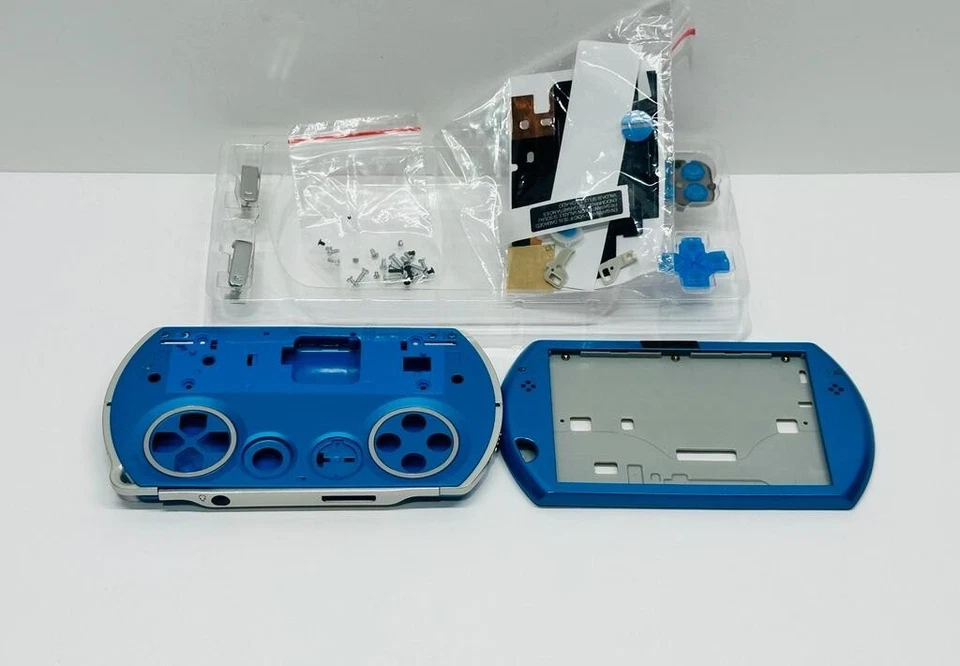 Sony PSP Go Full Housing Shell Case Cover + Buttons Kits Blue - Image 1 of 1