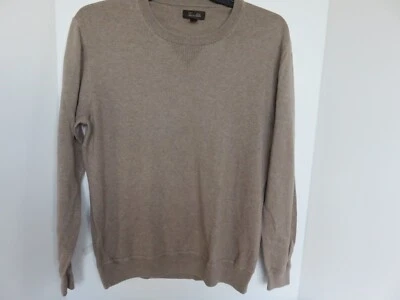 Tasso Elba Men's Brown Large Crew Neck Cotton Silk Blend Sweater - Image 1 of 4