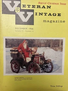 Veteran & Vintage Magazine December 1966, Vol 11 No 4, Special Christmas Issue. - Picture 1 of 3