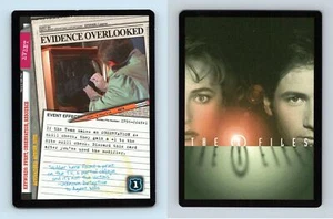 Evidence Overlooked - The X-Files 1996 Premier Common CCG Card - Picture 1 of 1