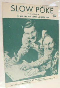 Slow Poke Vintage Sheet Music 1951 - Picture 1 of 2