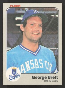 George Brett 1983 Fleer #108 Kansas City Royals {0613