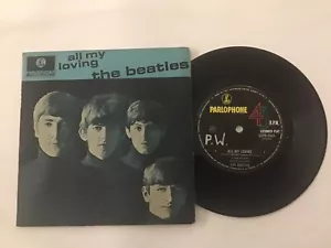 BEATLES. ALL MY LOVING. EP 1964 AUST 7” Vinyl Record - Picture 1 of 2