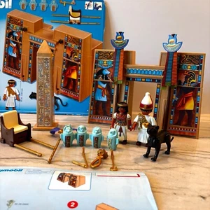 PLAYMOBIL Egyptia Temple Almost Complete Retired 4243 No Box - Picture 1 of 14