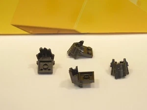 10x - LEGO Pearl Dark Gray Plate, 2 x 2 w Curved Minifigure (15440) new - Picture 1 of 1