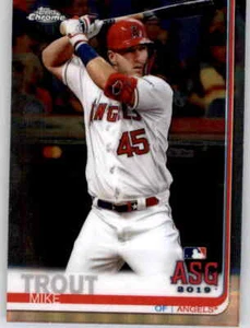 Topps 2019 actualización cromada juego de estrellas Mike Trout inserto MLB PWE Angels #76 - Imagen 1 de 2