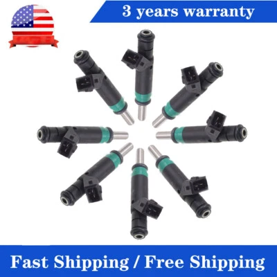 Inyector de combustible 8 piezas FJ739 BMW 2004-2010 X5 2006-2010 550I 650I 2006-2008 750I Foto 1 de 4