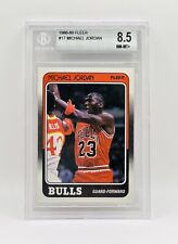 1988-1989 Fleer Michael Jordan #17 BGS 8.5 Chicago Bulls NBA Low Cert Number