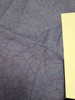 NOS Alexander Henry Parquet Quilting Cotton 2006 Purple Blue Magenta 44X 44IN  - Image 1 of 3