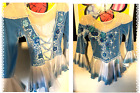 Vtg Dance Costume Princess Inspired Velour w/ Metallic Shimmering Skirt Sz L