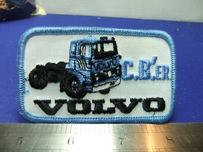 Volvo truck patch badge cb citizens band radio trucker embroidered cloth 1970s - Image 1 of 2
