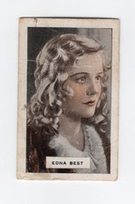 Australian Licorice British Film Stars 1934. Edna Best