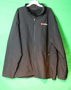 Port Authority Jacket Adult 4XL Big Tall black Fleece Lined Full Zip Pockets - Picture 1 of 2