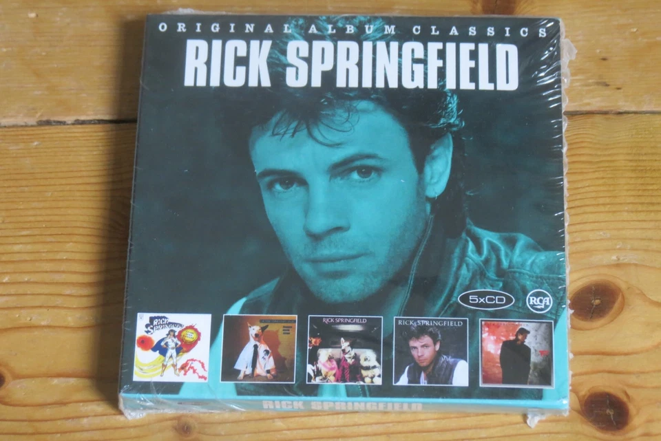 NEW/SEALED - RICK SPRINGFIELD - 5 CD Original Album Classics Series - box set - Image 1 of 2
