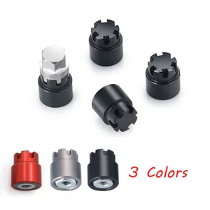 1 juego de bujes de bloqueo de tapa central de tuerca de rueda M2 para actualización axial SCX24 CNC aluminio - Imagen 1 de 16