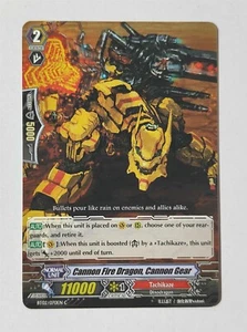 Cardfight!! Vanguard TCG Card - Cannon Fire Dragon, Cannon Gear BT02/070EN C - Picture 1 of 2