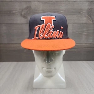 Illinois Fighting Illini Hat Cap NCAA Men Basketball Snap Back Top of the World - Picture 1 of 18