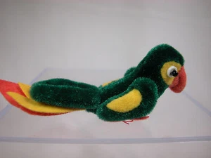 World of Miniature Bears By Theresa Yang 2.5" Plush Red/Green Parrot #767 - Picture 1 of 7