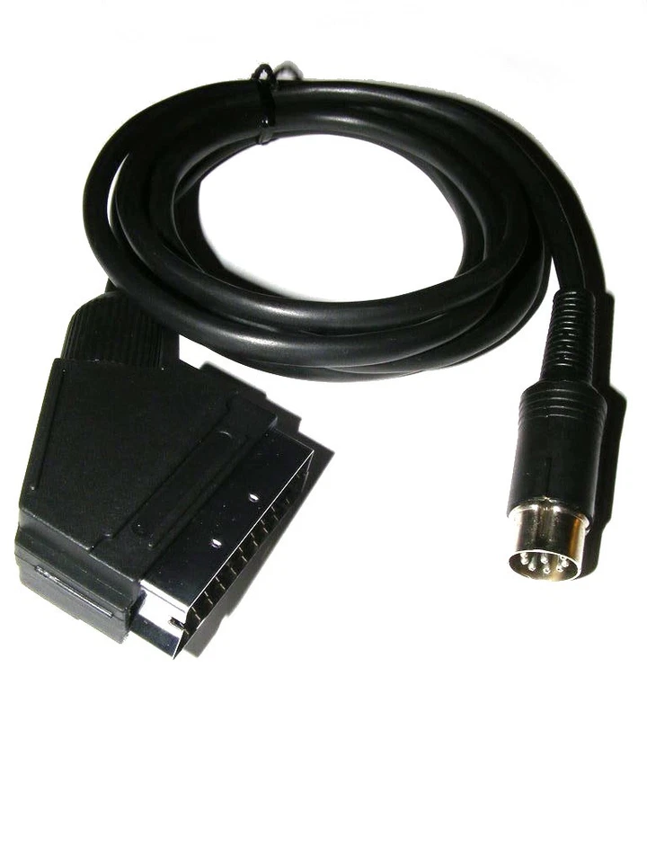 RETROCABLES Cable RGB SCART Sega Megadrive 1/Mastersystem 1 apantallado Made in Spain HQ new