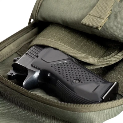 Concealed Carry Crossbody Gun Bag for Men Tactical Shoulder Chest Pack Range Bag - Image 1 of 4