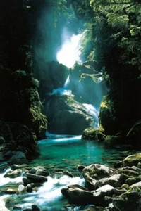 Reinders Waterfall New Zealand DPN28058 Picture NEW (U) - Picture 1 of 3