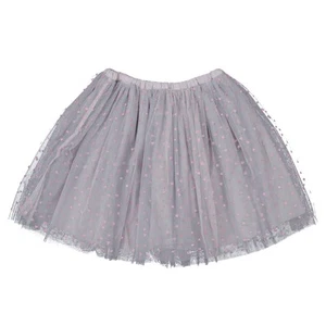 Bonton Kids Tutu Tulle Skirt In Grey, Size 6Y - Picture 1 of 3