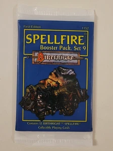 SPELLFIRE Birthright anni 90 NON APERTO 1° edizione BOOSTER 9 CARD WAX PACK CCG TSR - Foto 1 di 3