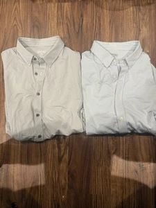 2 Stück Rhone Slim Fit Herren XL Hemden mit Knopfleiste Langarm italienischer Stoff - Bild 1 von 7