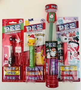 2025 CHRISTMAS - PEZ Dispensers - WAWA Truck - TARGET Dog - WALMART Pikachu - PULLOVER - Bild 1 von 1