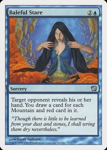 Baleful Stare 1x FOIL MTG 9ª Novena Edición Poco Común COMO NUEVO Azul - Imagen 1 de 1