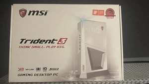 MSI Trident 3 Arctic Gaming Desktop - Intel Core i7-7700 with logitech keyboard - Bild 1 von 12