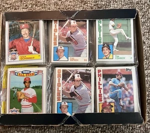 Topps Baseball Rack Pack Box 1984 con 24 confezioni tutte con Cal Ripken Jr in cima. - Foto 1 di 3