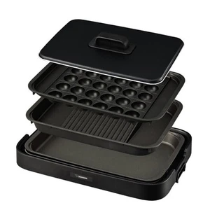 Zojirushi Kochplatte Zojirushi EA-KJ30-BA Yakiniku Takoyaki Schwarz AC100V Neu - Bild 1 von 12