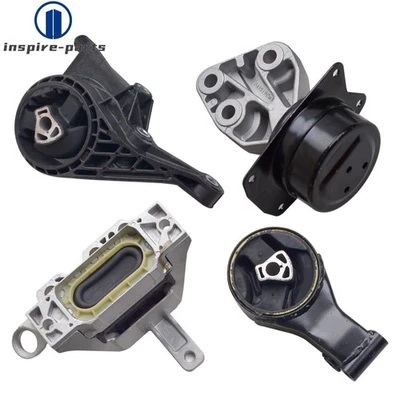 Juego de montaje de motor de 4 piezas para Chevrolet Malibu L4 2013-2015 2,5 L automático. Trans Foto 1 de 4