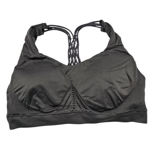 Reggiseno sportivo Morera Activewear donna taglia L senza cuciture leggermente imbottito con spalline nero - Foto 1 di 4