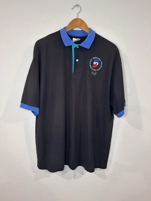 Vintage Indiana State Wrestling Assoc STAFF Embroidered Polo Shirt Mens XXL USA - Image 1 of 4