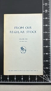Il New Yorker Dal Nostro Stock Regolare Promo Libretto Volume XXI 1962 - Foto 1 di 6
