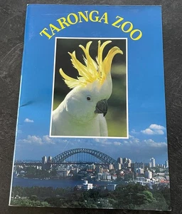 VINTAGE 1988 TARONGA PARK ZOO SOUVENIR PHOTO BOOKLET 68 Pages - Great Photos - Foto 1 di 9