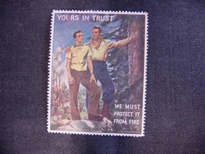 1941 American Forestry Service Poster Stamp AFA-1 - Bild 1 von 1