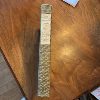 Walt Whitman Leaves of Grass 1940 Doubleday Doran Illustrated Vintage Poetry HC - Image 1 of 4