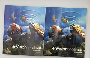 ENVISION MATH 2.0 SPANISH STUDENT EDITION GRADE 6 VOLUME 1 & 2 WORKBOOK  2017 - Picture 1 of 2