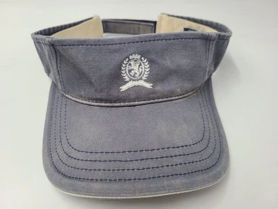 Кепка регулируемая козырек от солнца с гребнем Tommy Hilfiger состаренная мужская женская синяя - Изображение 1 из 4