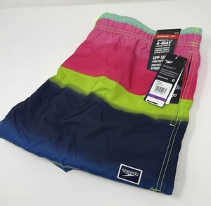 NWT SPEEDO Redondo Volley Swim Board Shorts Trunks Men's SIZE 2XL Sugar Plum - Picture 1 of 3