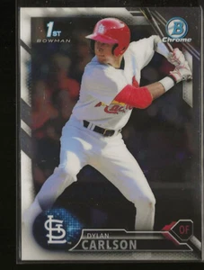 2016 Bowman Draft Dylan Carlson Chrome St. Louis Cardinals - Picture 1 of 2