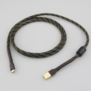 HIFI USB Cable Audio Data Cable for Mobile Tablet Computer Amp MP3/MP4 Player - Picture 1 of 10