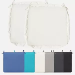 Outdoor 2 Pack Seat Cover Patio Chair Cushion Covers 25"X25"X4" - Cover Only - Picture 1 of 62