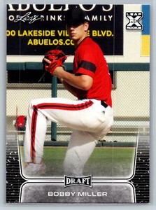 2020 Leaf Draft Bobby Miller Rookie Los Angeles Dodgers RC #16