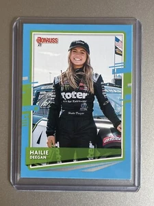 Hailie Deegan NASCAR Panini Donruss Racing 2021 LIGHT BLUE PARALLEL - Bild 1 von 3